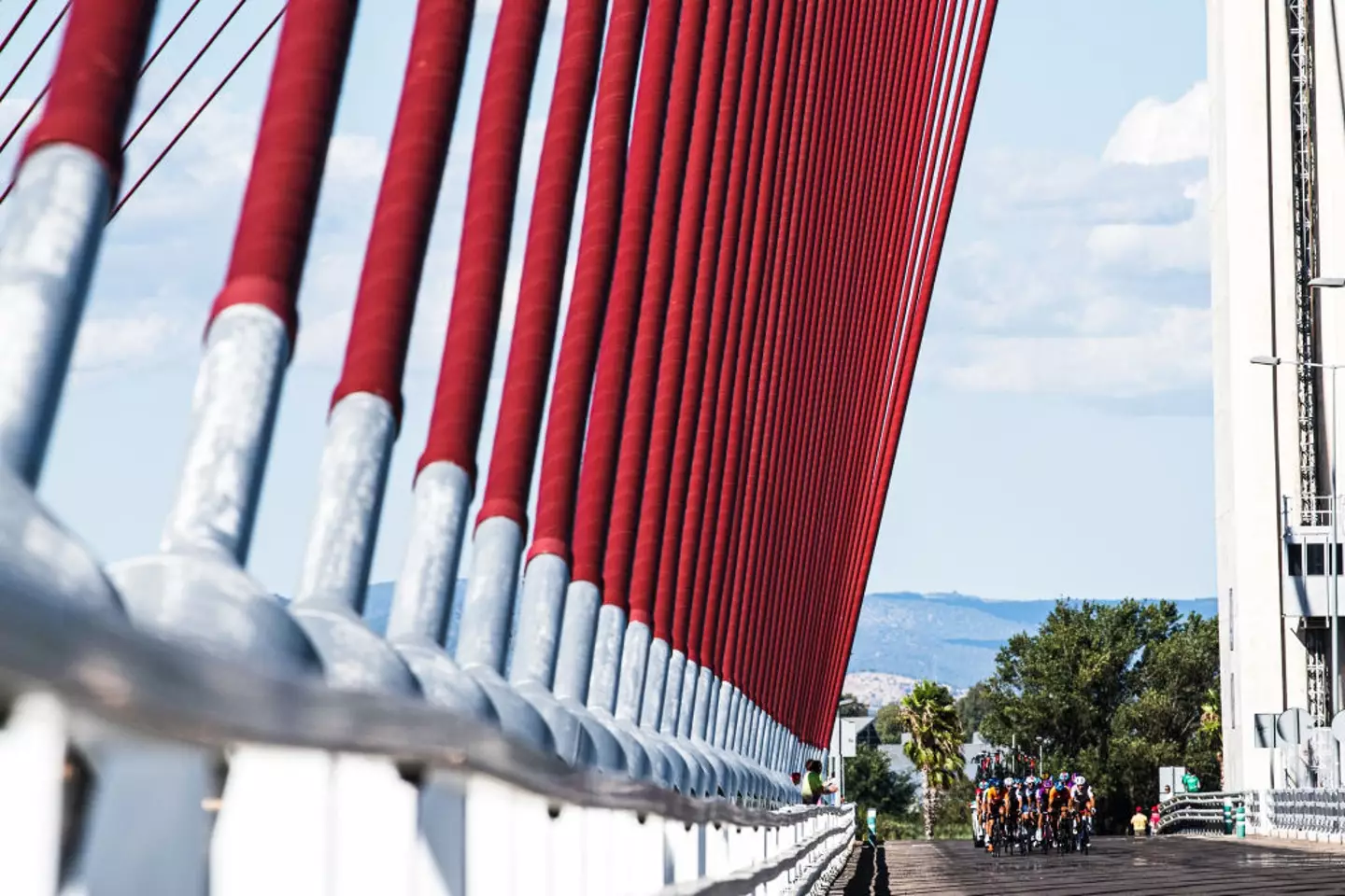 Spanish authorities said he wasn't wearing protective gear, and they believe he was trying to get social media content. (Charly Lopez/Europa Press via Getty Images)