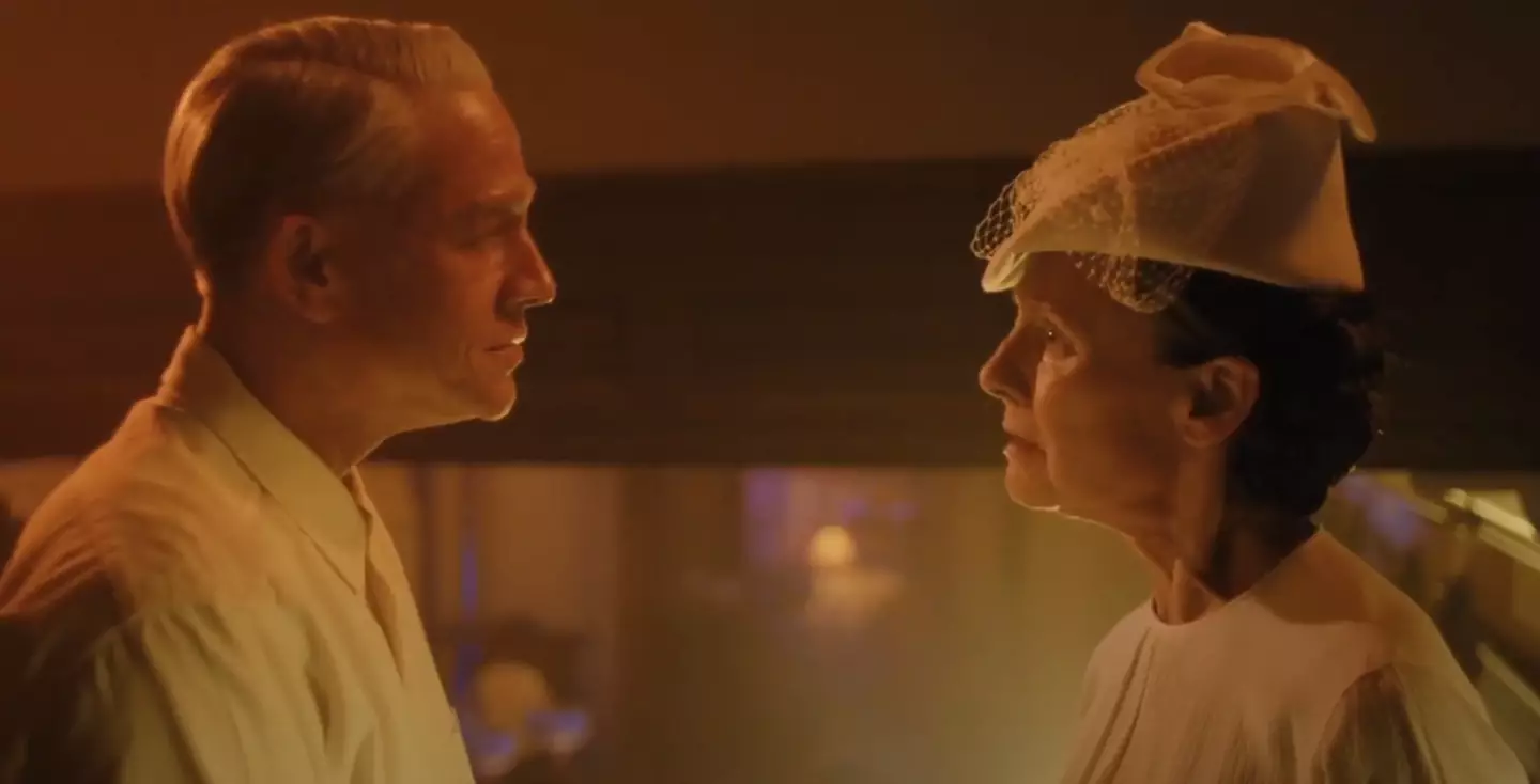 One of the final scenes in the show is Ed Gein being reunited with his mother (Netflix)