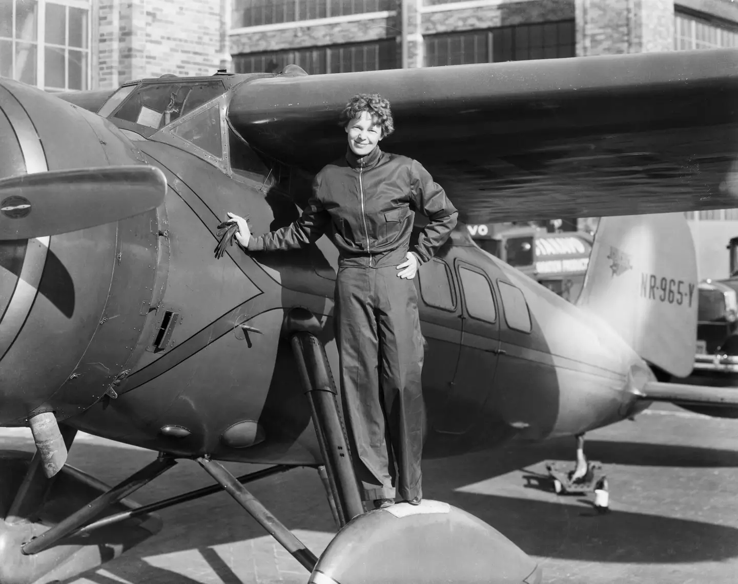 Earhart went missing in 1937.