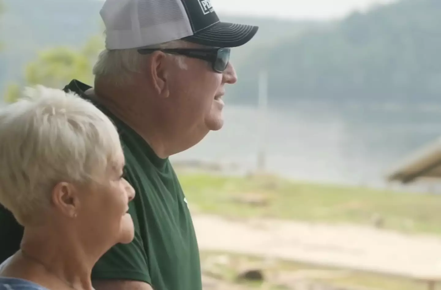 Woman who died and came back to life after 11 minutes reveals what she saw in that time 2 The Kansas woman, seen with her husband Danny, claimed she visited both heaven and hell (YouTube/The 700 Club)