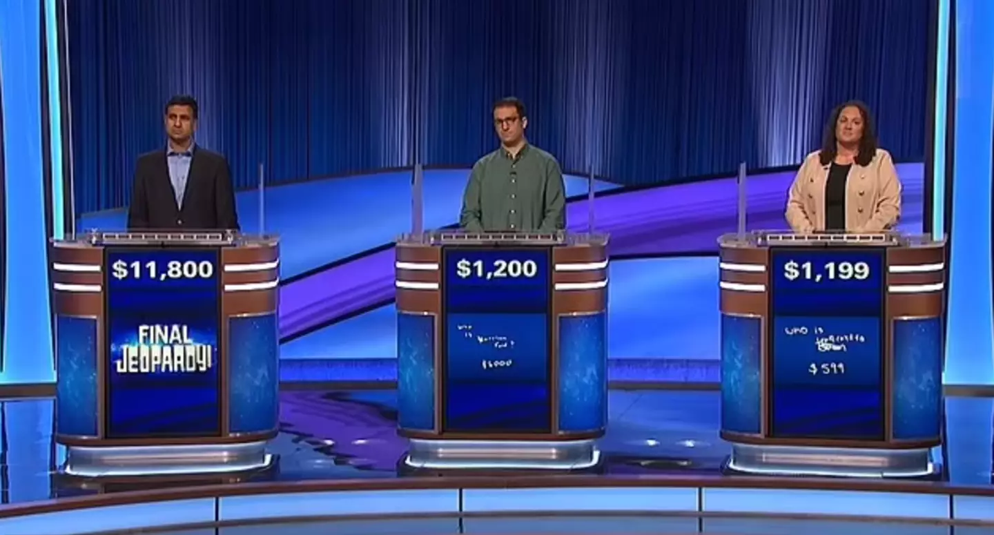 The three contestants were all confused.