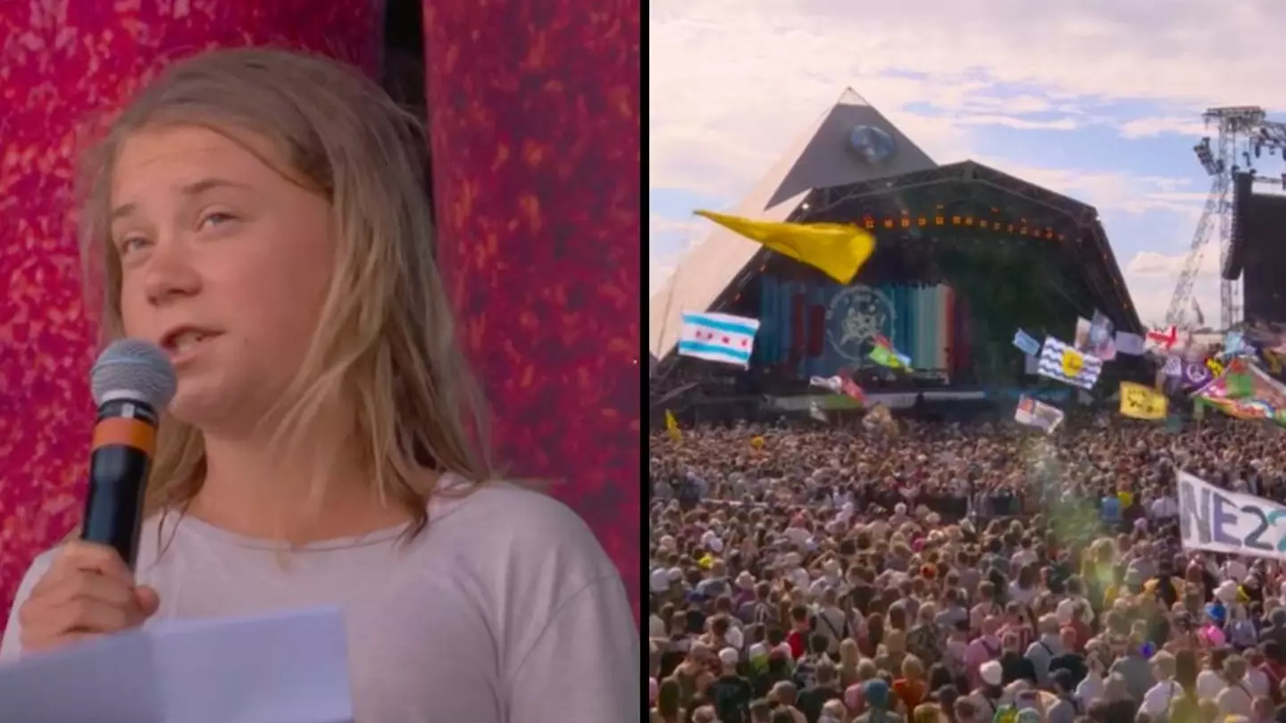 Greta Thunberg Makes Surprise Appearance At Glastonbury Main Stage