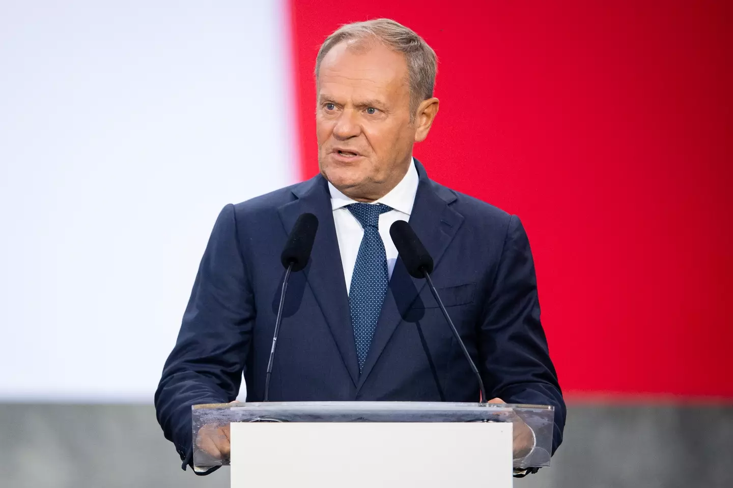 Poland's Prime Minister Donald Tusk said 'multiple' Russian drones violated their airspace and were shot down (Mateusz Slodkowski/Getty Images)