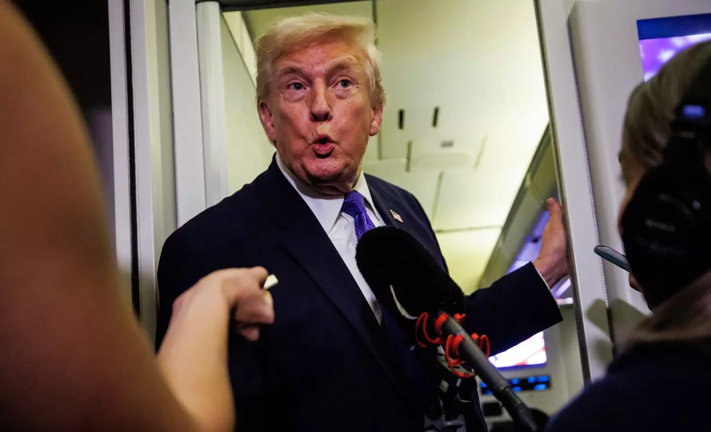 Trump was 'surprised' that his VP got such a frosty reception (Samuel Corum/Getty Images)