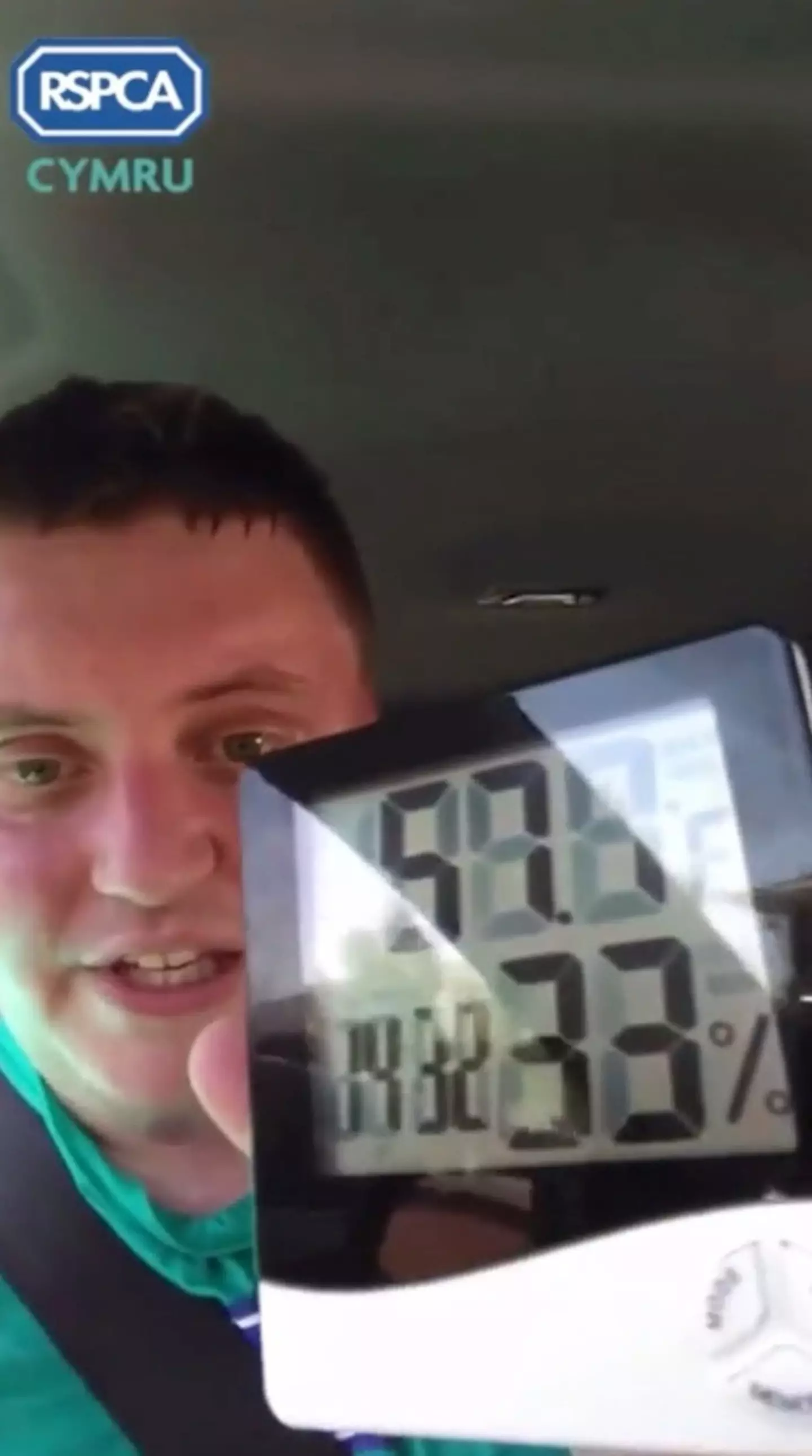 25 minutes in, the temperature hit an unfathomable 57.1C.