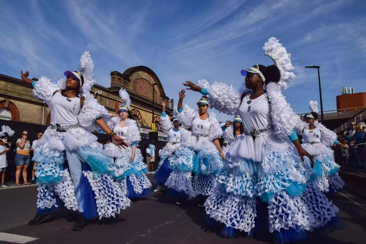 A woman has remarkably given birth at Notting Hill Carnival, the London Ambulance Service have said.