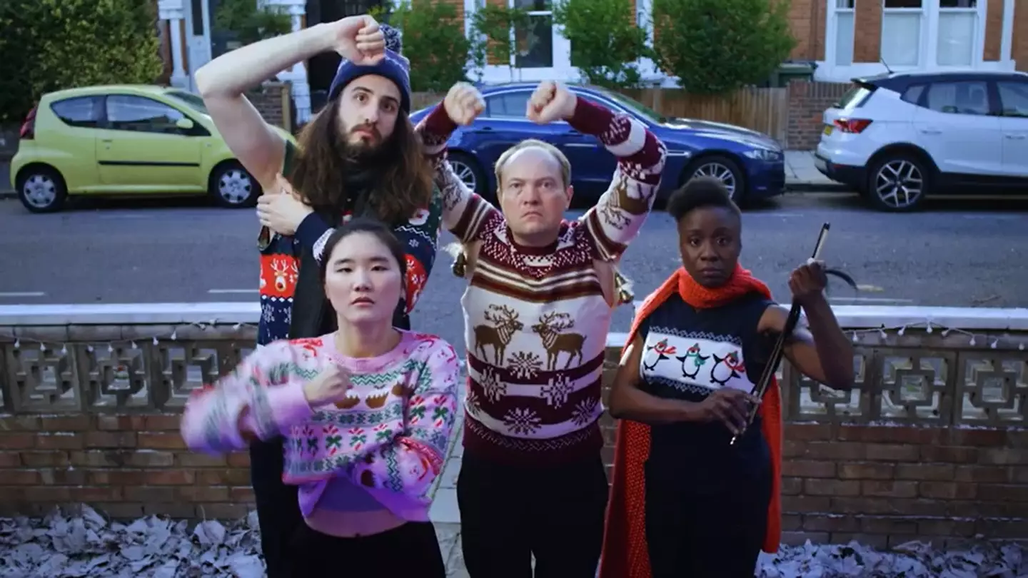 For your consideration for this year's Christmas number one, people doing armpit farts.