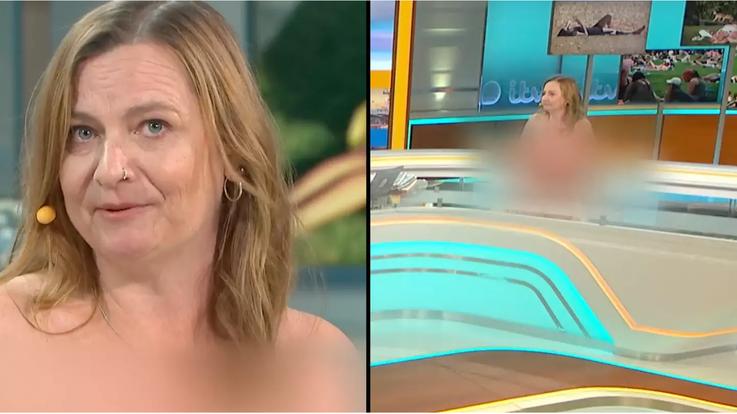 Woman appears on GMB completely naked in argument over nude sunbathing in parks