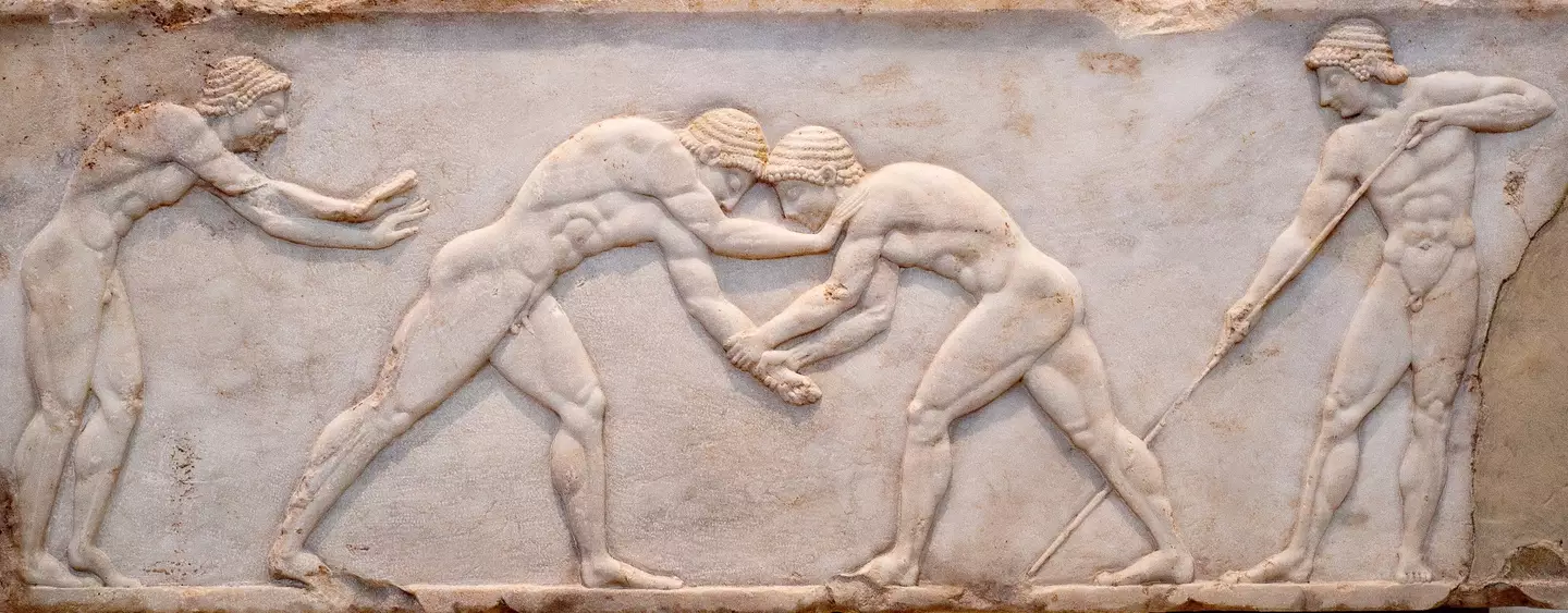 Greek athletes would often be naked (Zzvet/Getty Images)