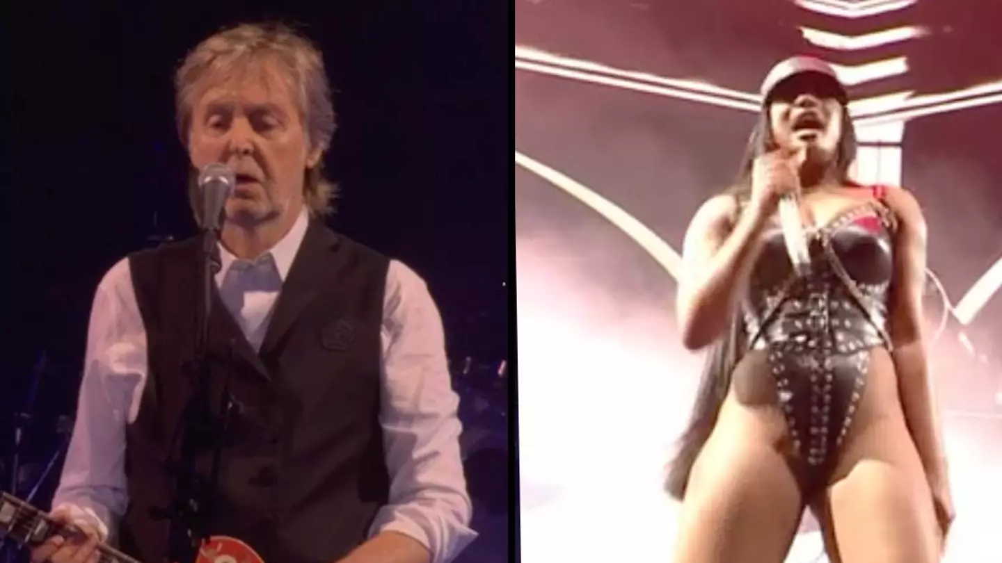 Viewers Can't Get Over Paul McCartney Megan Thee Stallion Contrast At Glastonbury