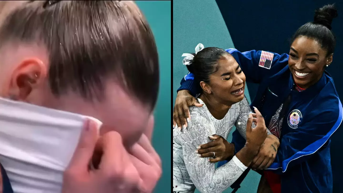 Olympic gymnast’s heartbreak as celebrations turn to tears after judges' intervene