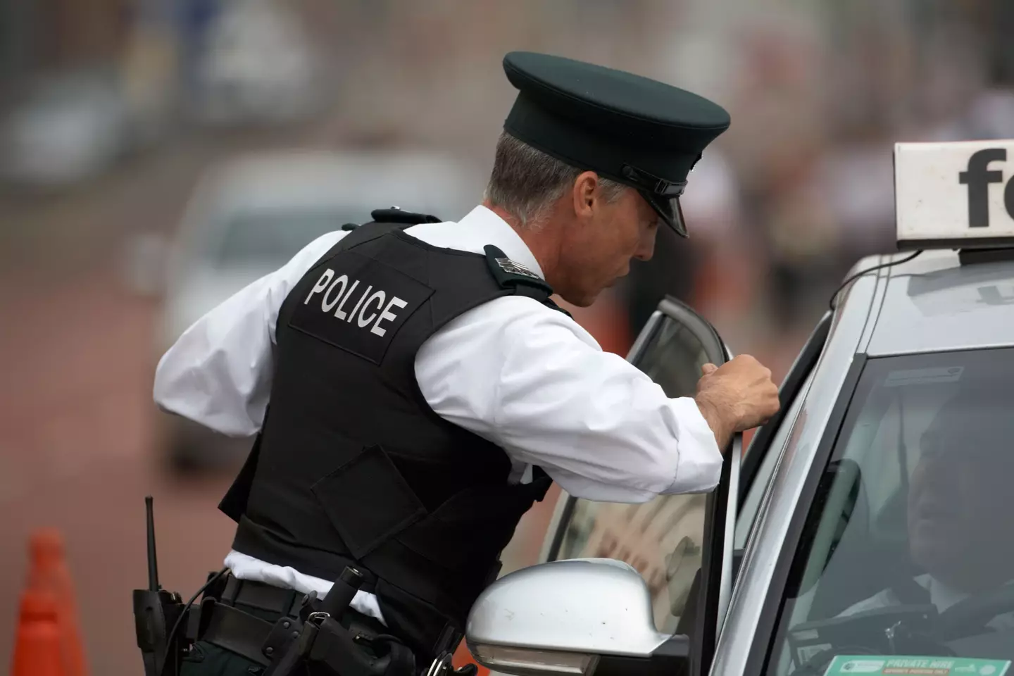 "Oi mate, I hope you're not planning on wearing that seatbelt."