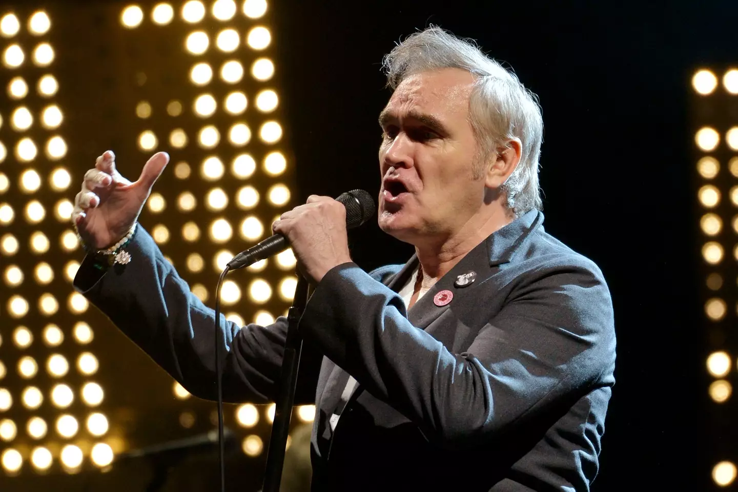 Morrissey doesn't mind going without either (Jim Dyson/Getty Images)