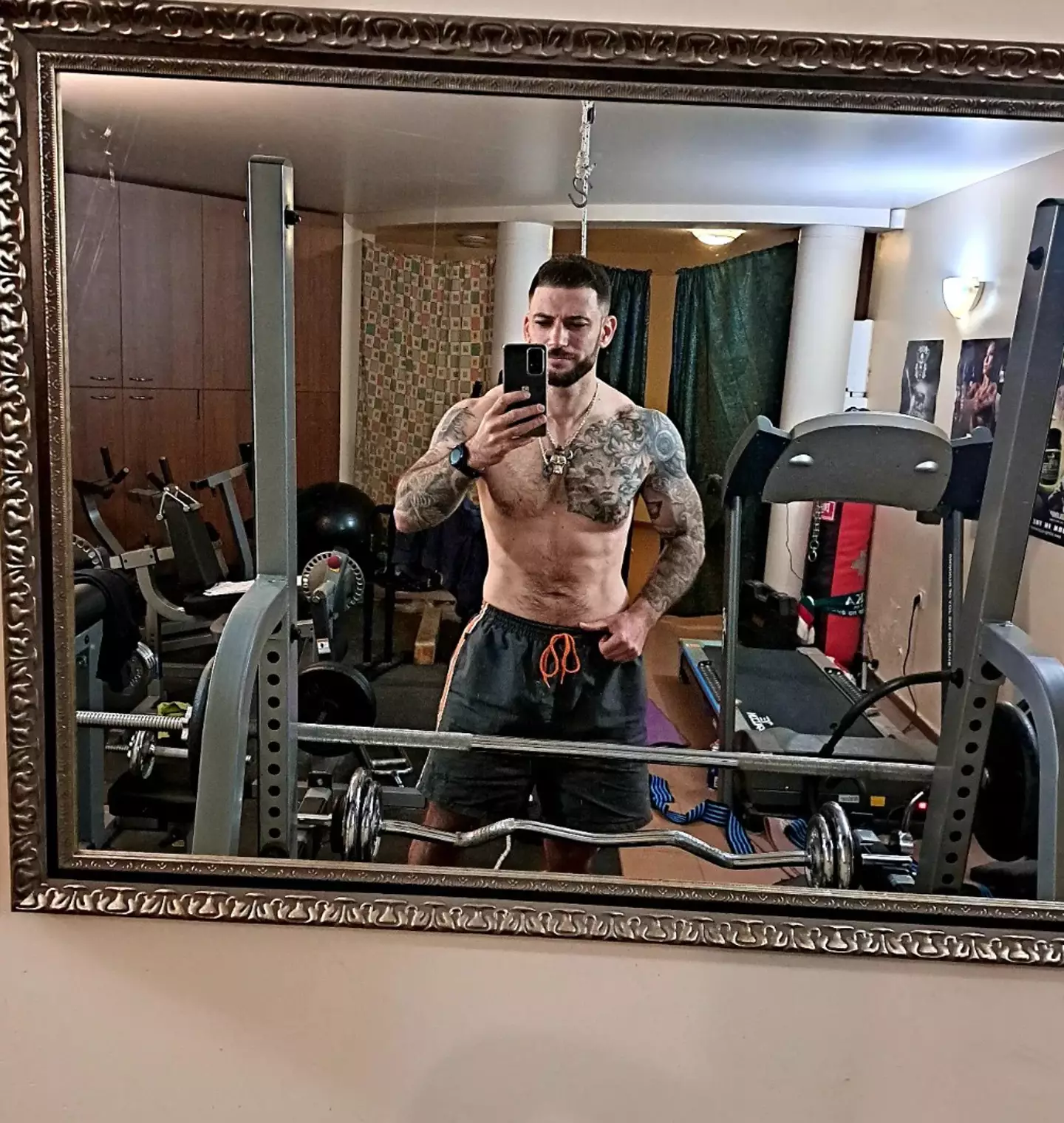 The actor keeps his fans up to date with his life on social media.