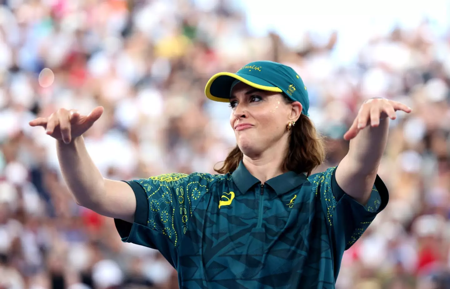 The Australian lecturer polarised Olympics viewers. (Elsa/Getty Images)