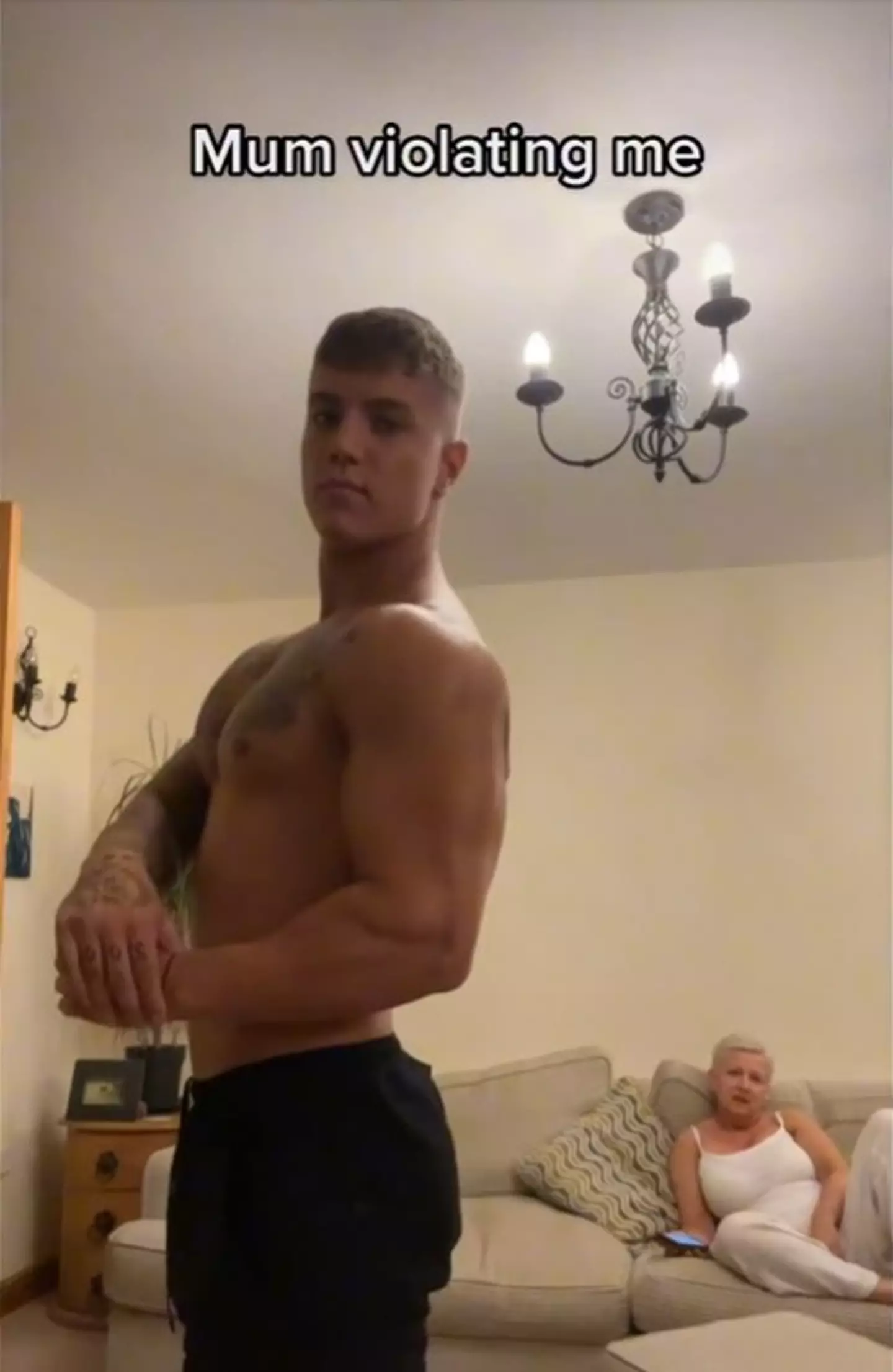 TikTok users have loved his mum's reaction.
