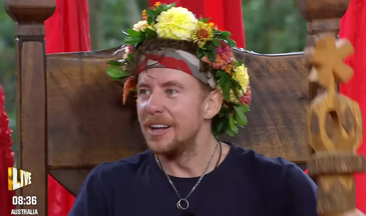 Last year's winner Danny handed over the crown to Ginge yesterday (ITV)