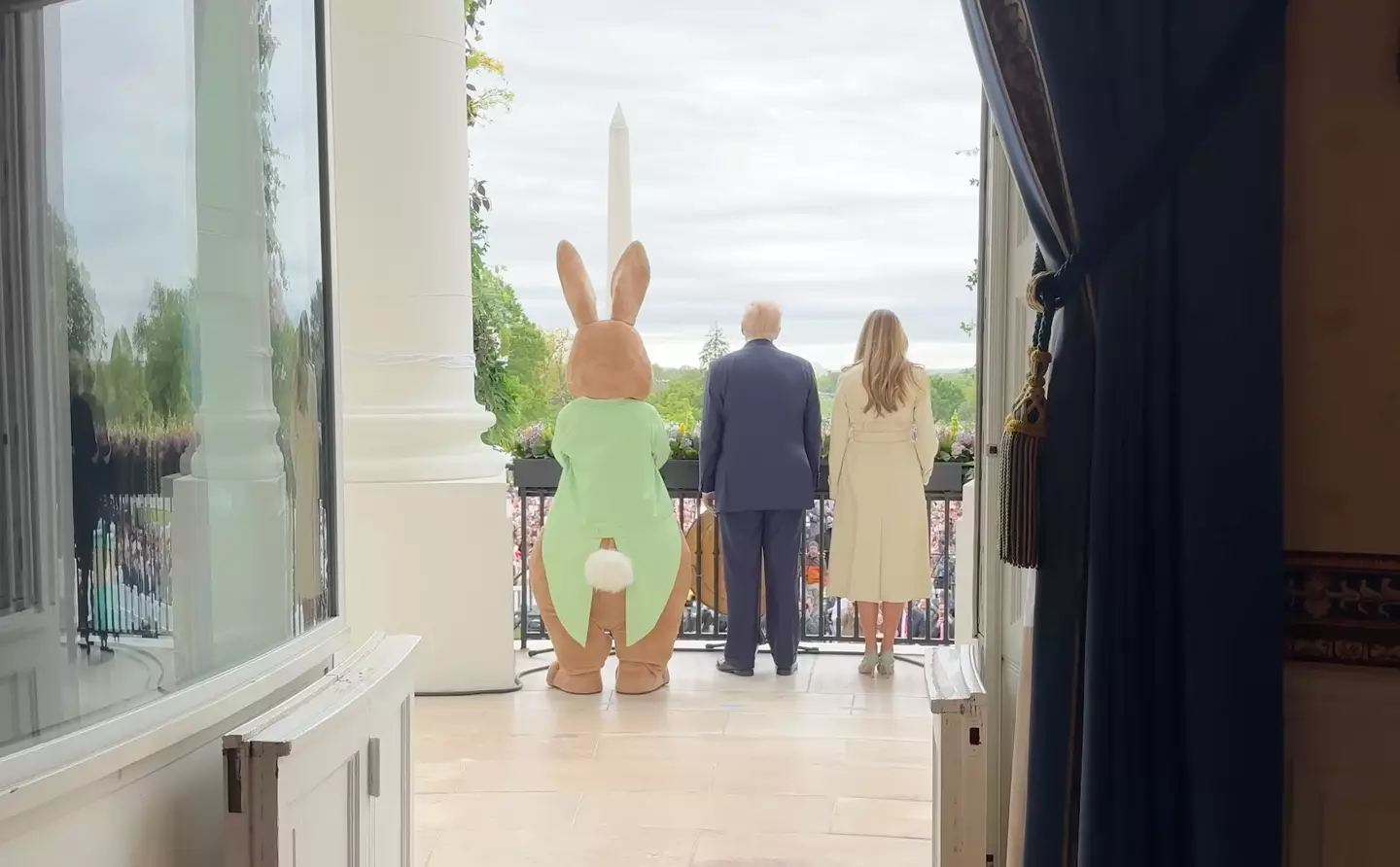 She gave viewers a behind the scenes insight into the Easter celebrations at the White House (YouTube/Kai Trump)