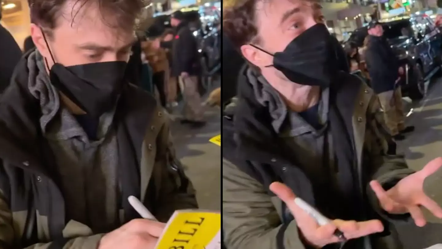 Daniel Radcliffe begs fan not to get Harry Potter tattoo after he tells him what he wants