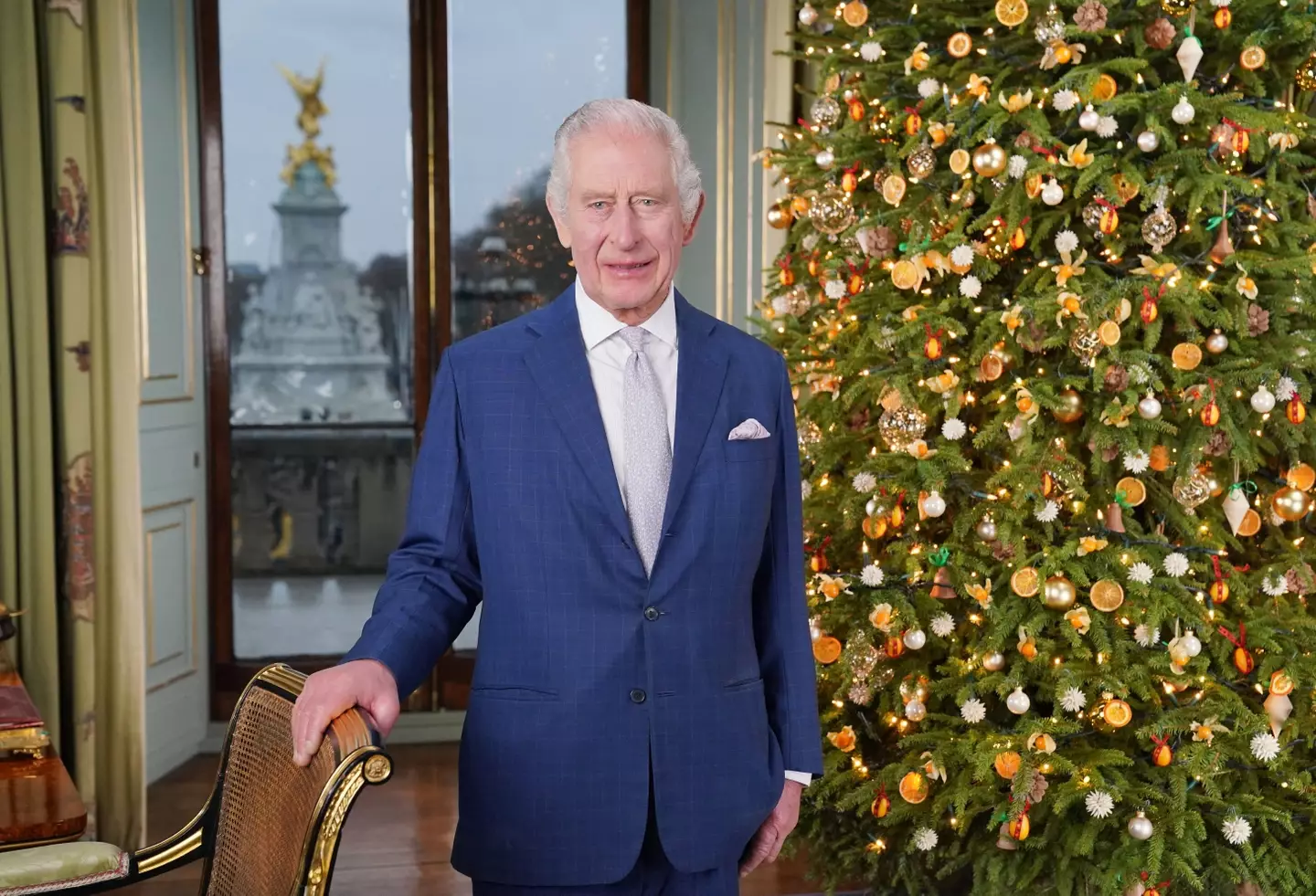 The King gave his second Christmas speech.