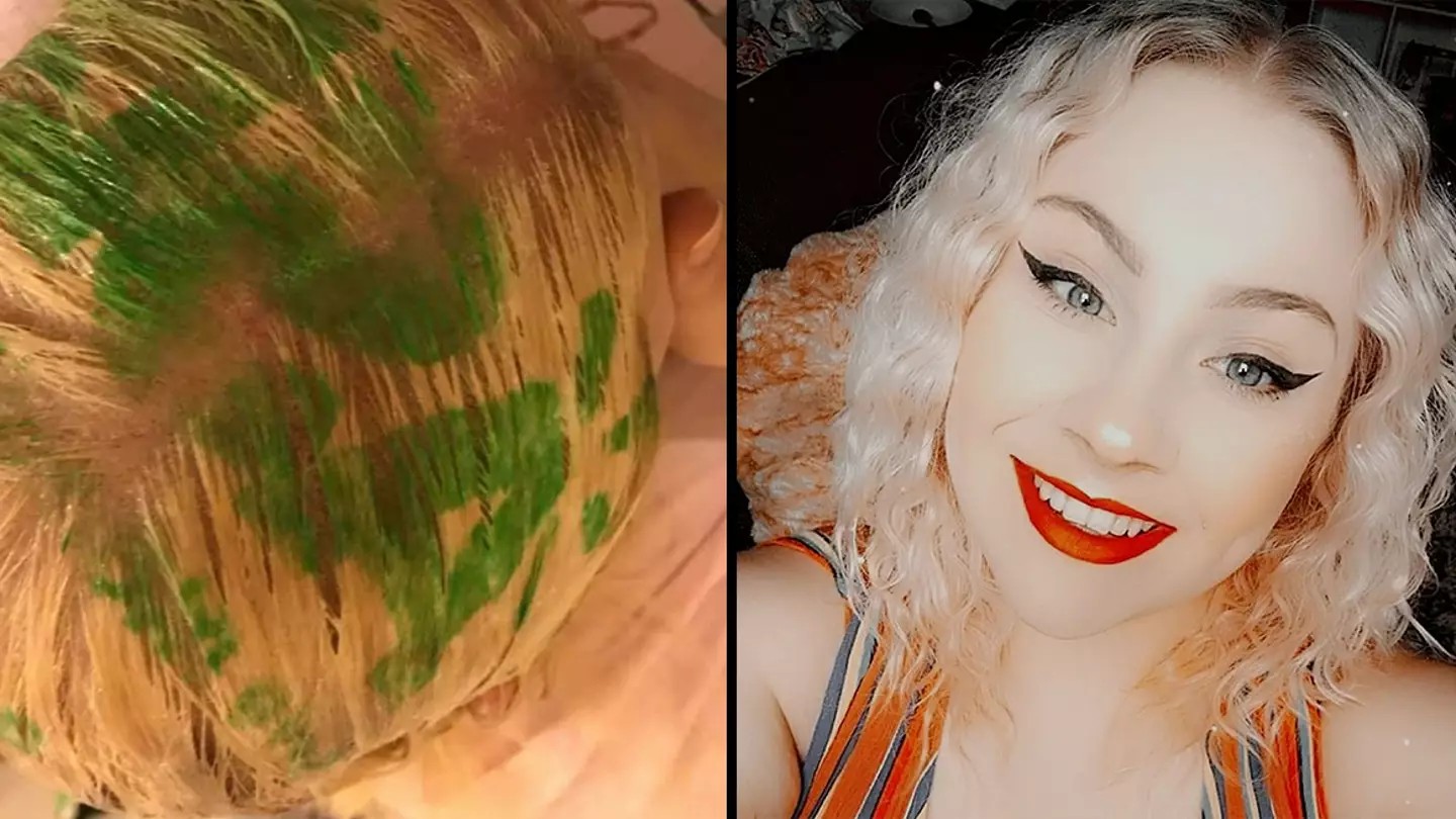 Mum left with giant Asda logo on head after using shopping bag to dye hair