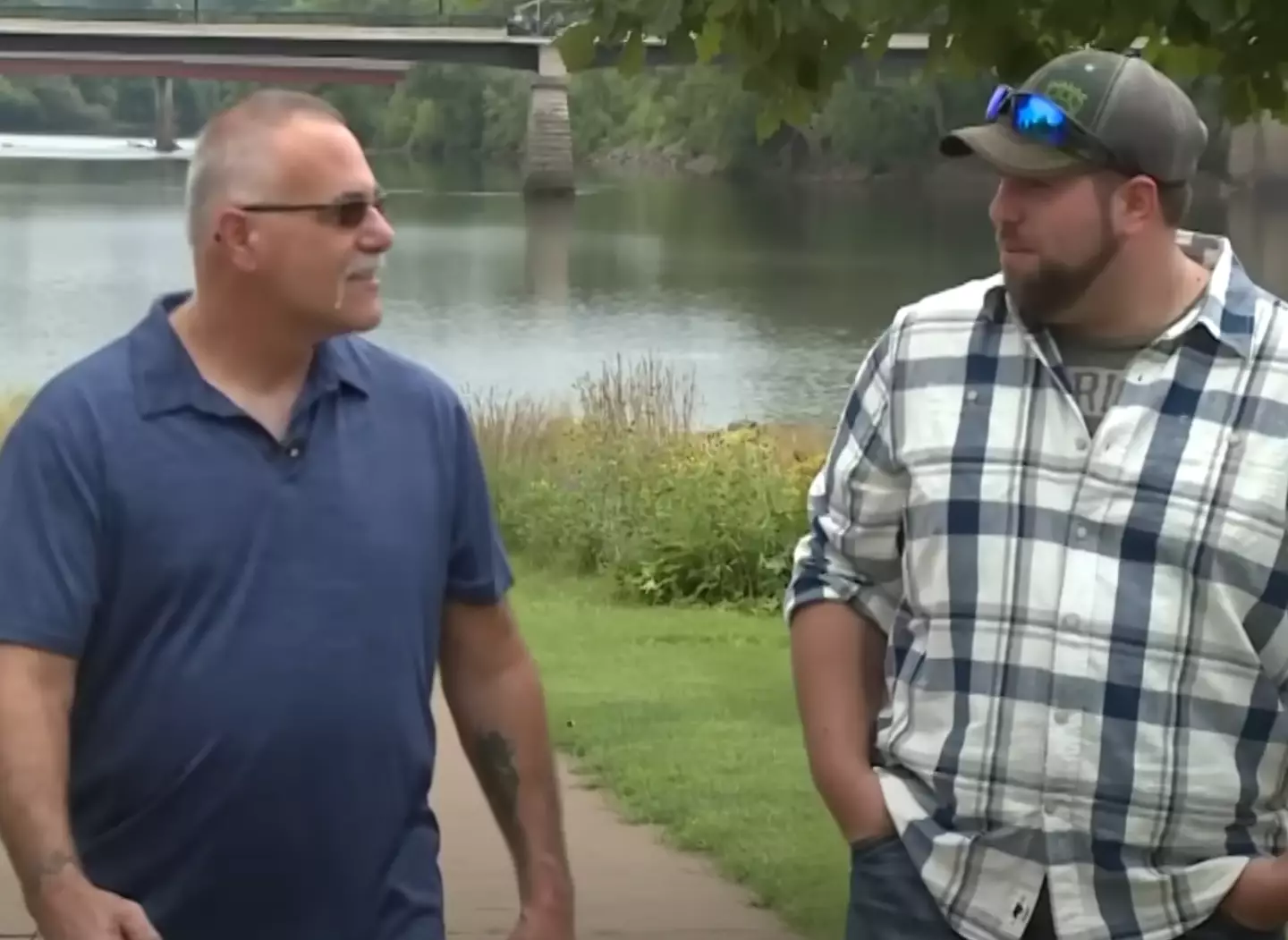 They worked together at the same place for two years before discovering they were father and son. (Youtube/CBS47 KSEE24)