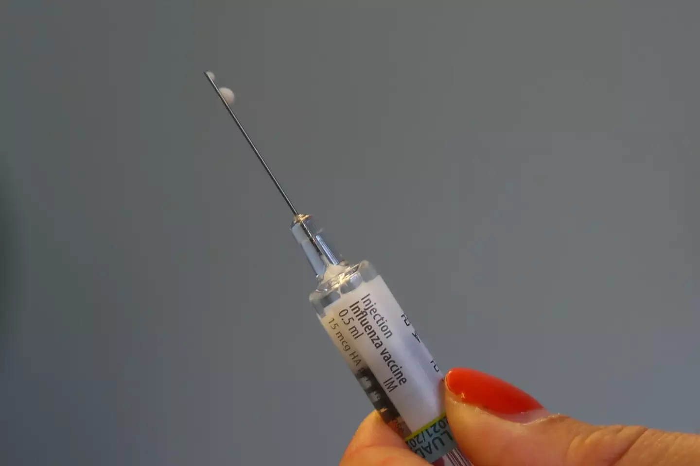 People who are eligible for the flu jab are being urged to get it as soon as possible. (Dinendra Haria/SOPA Images/LightRocket via Getty Images)