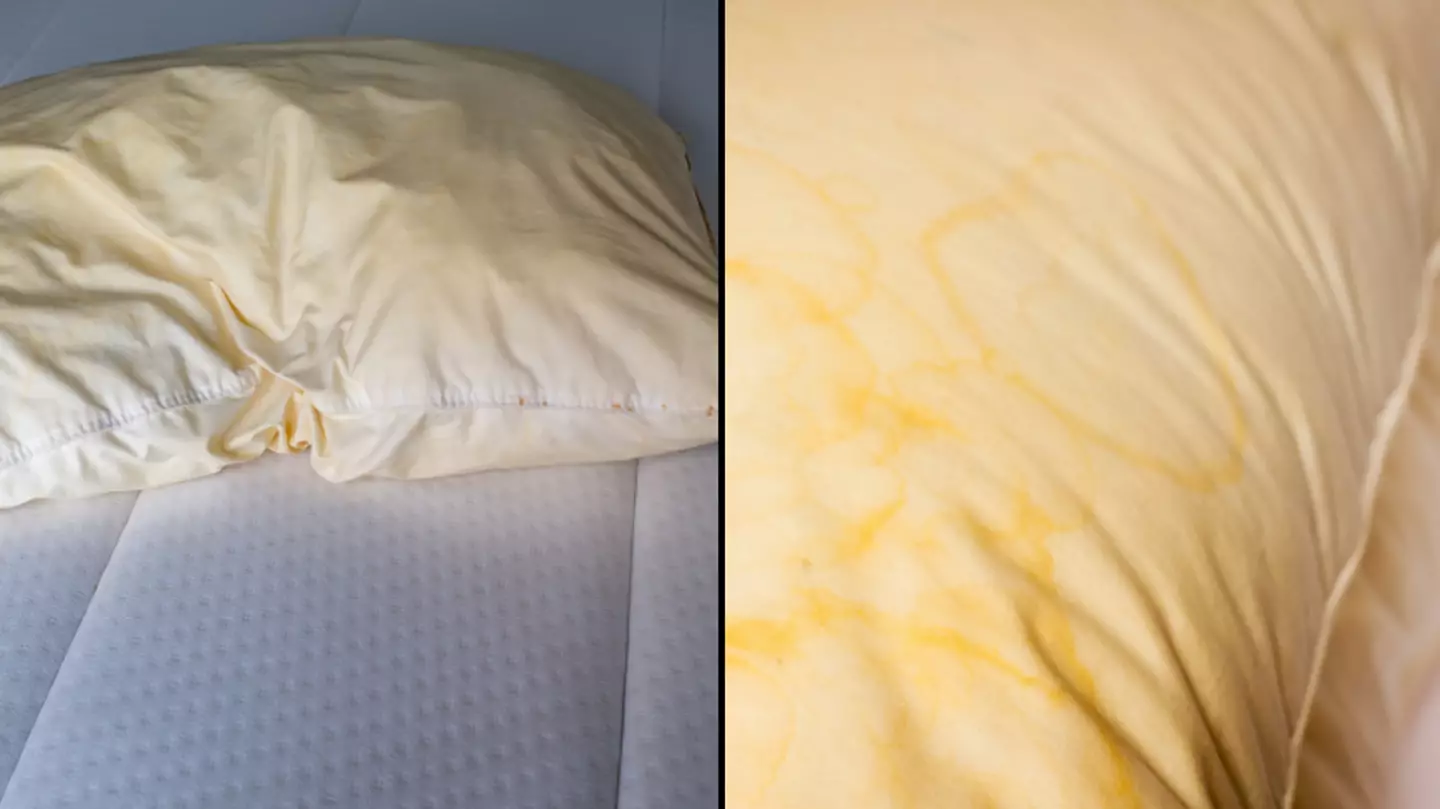 Reason why pillows go yellow after man sparks viral debate over 'The Yellow Pillow'