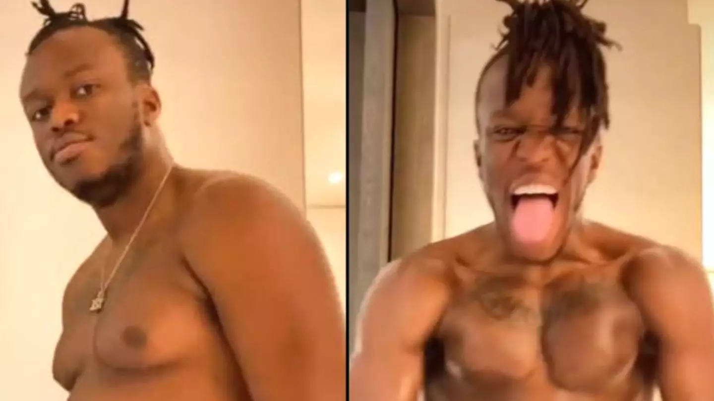 KSI shares before and after video showing incredible weight loss since January