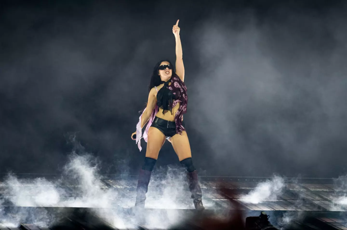 Charli XCX attracted a massive crowd at the Other Stage (Joseph Okpako/WireImage)