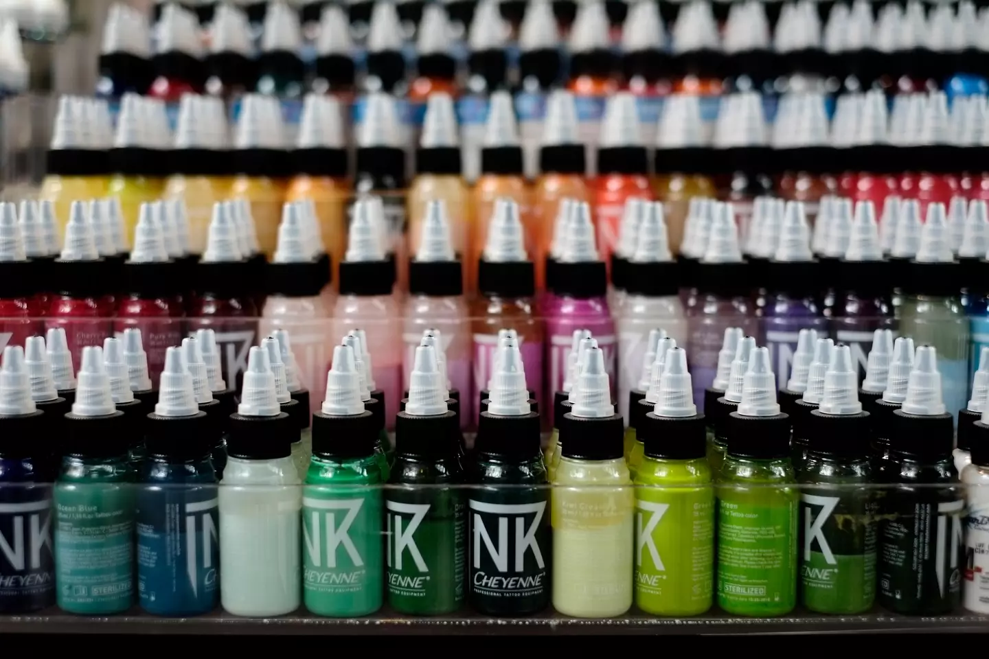 Coloured ink is being banned in Europe.