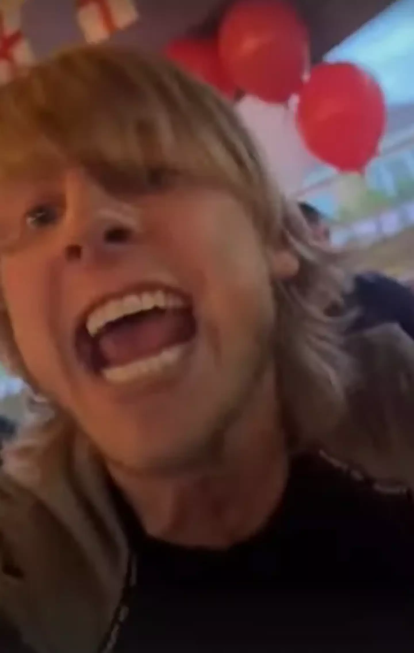 The Baddy was buzzing. (Instagram/theufcbaddy)