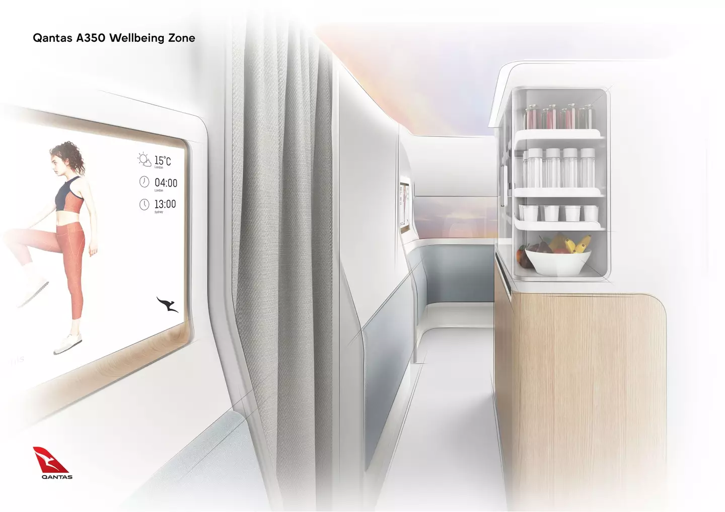 'Comfort zones' will allow passengers to stretch their legs
