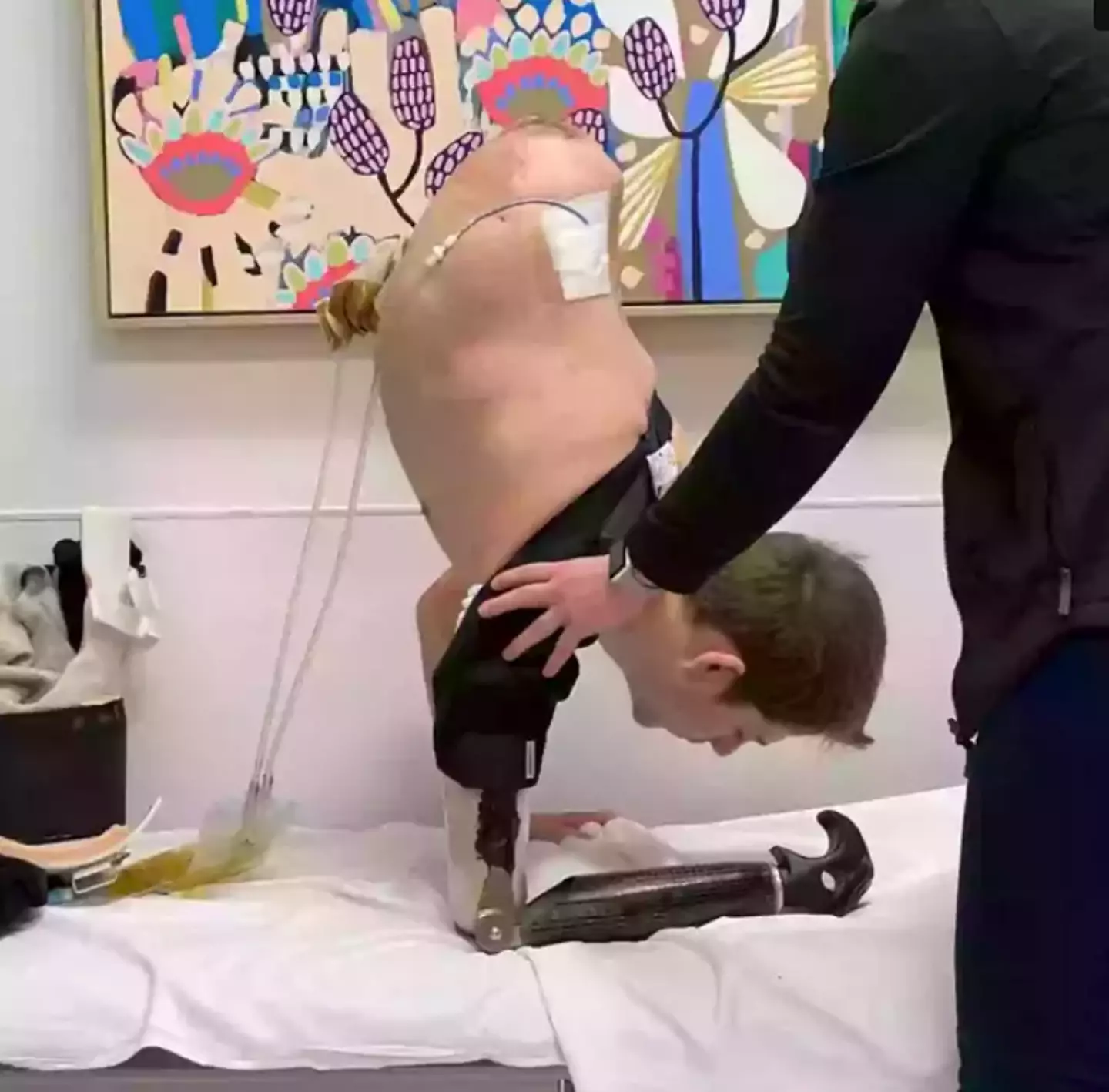 Loren Schauers survived the horrifying forklift accident (Instagram/@loren.schauers)