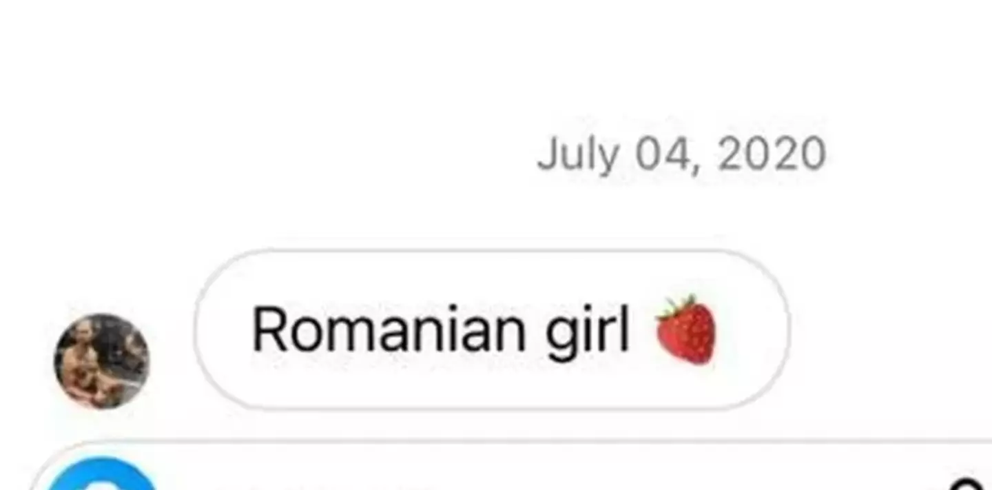 Daria's message appeared to follow advice Tate shared online.