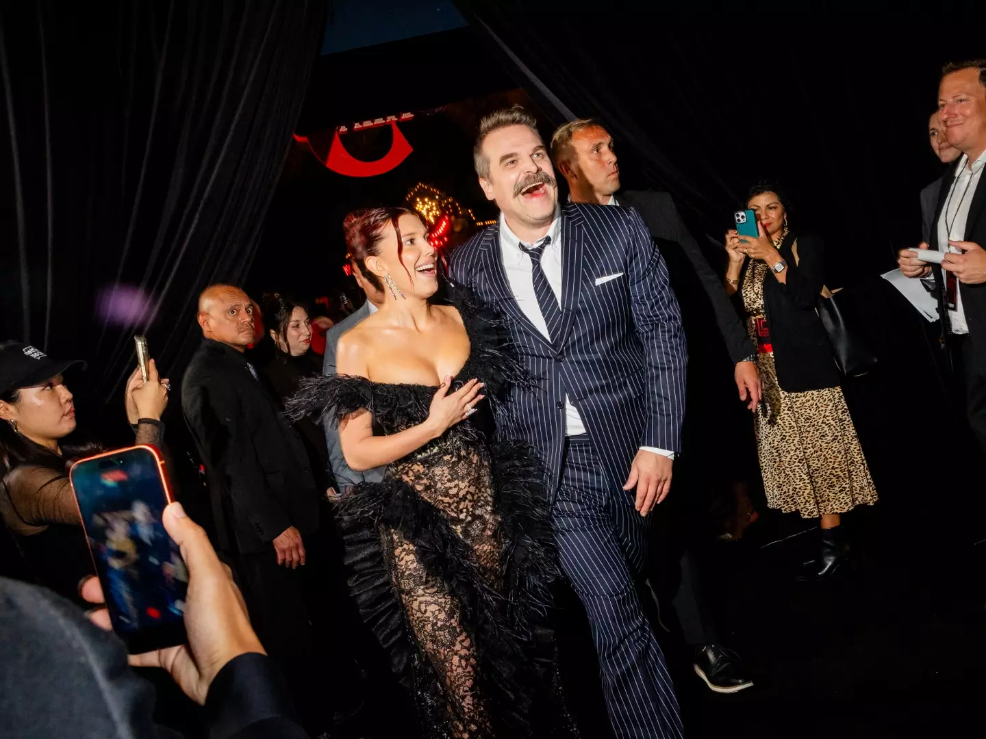 Their appearance together soon went viral (Roger Kisby/Getty Images for Netflix)