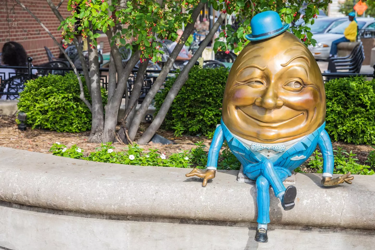 Don't fall for the lies, Humpty Dumpty is not and never was an egg.