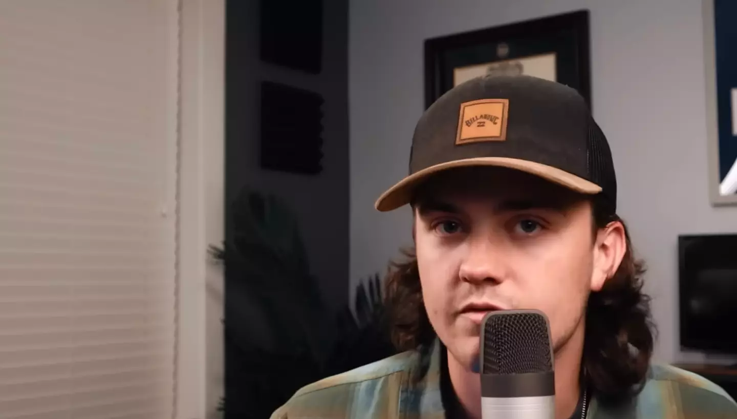 Heck supplemented his water diet with nutrients and salt (Quinton Heck/YouTube)