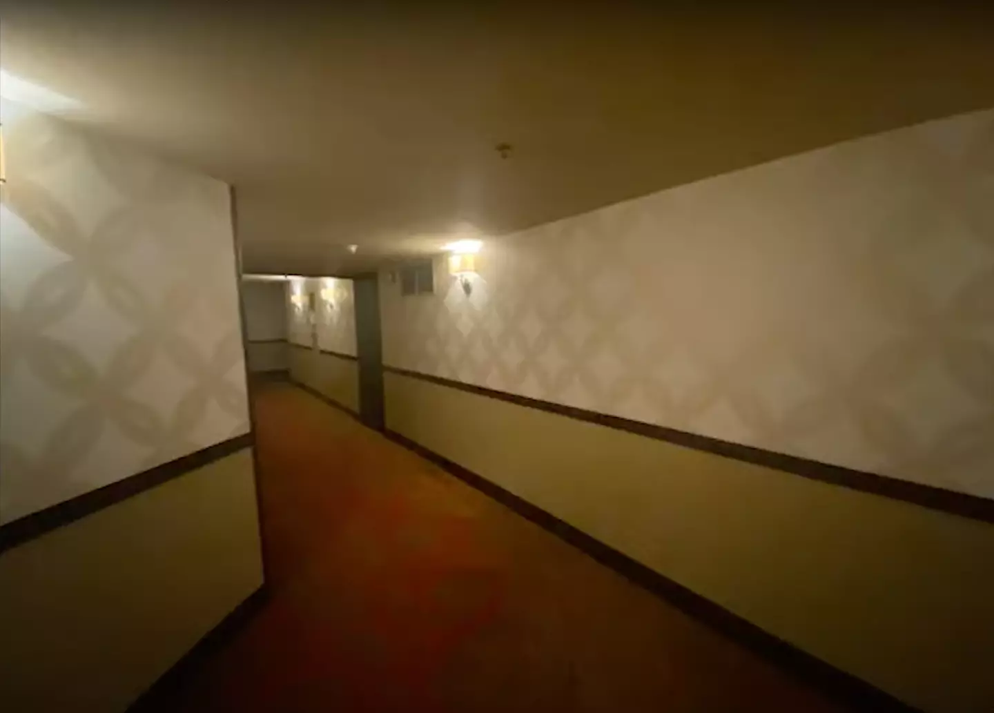 Hotel corridors are always gonna be creepy.