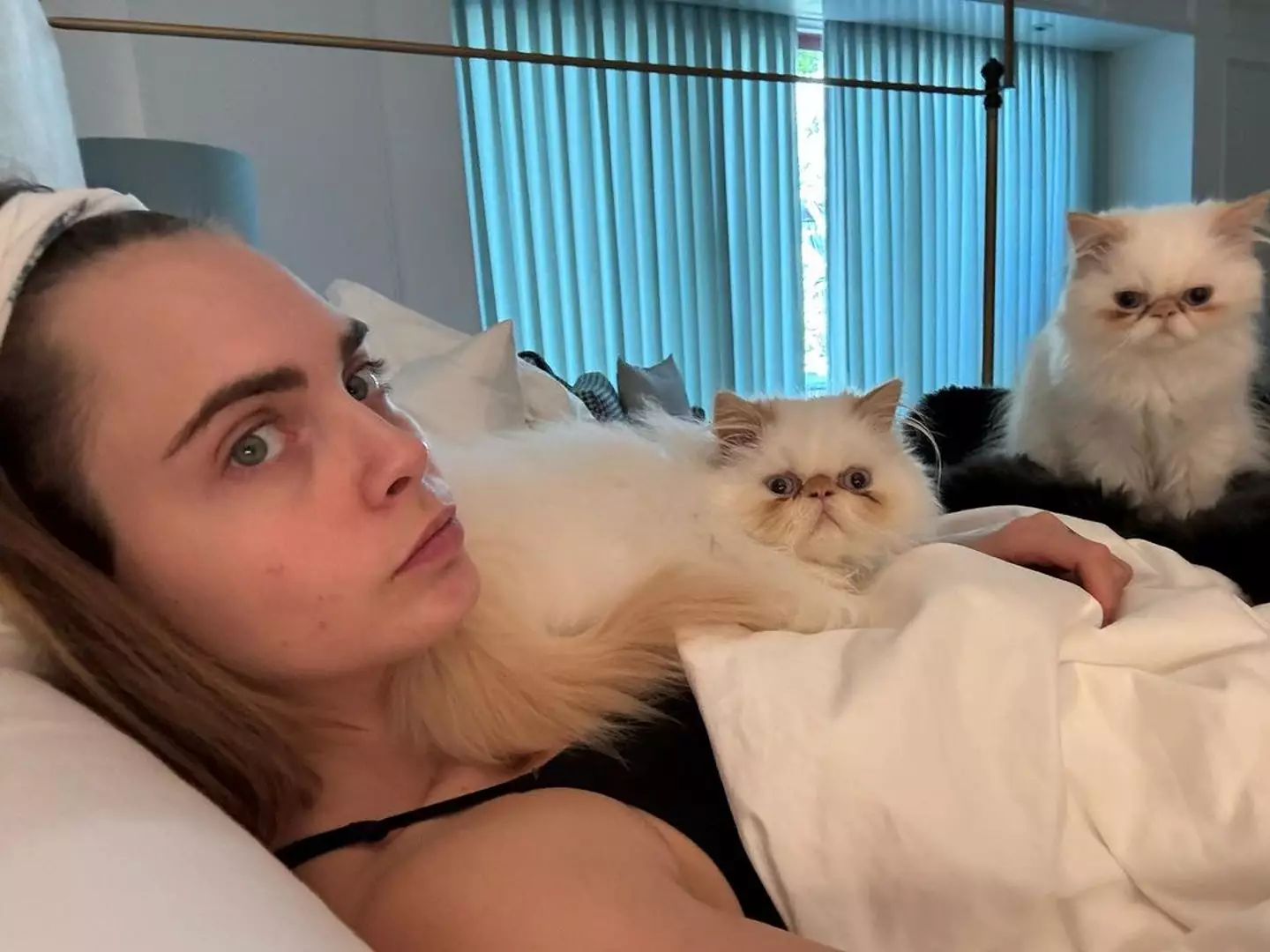 The 31-year-old has clearly had a lot to deal with. (Instagram/@caradelevingne)