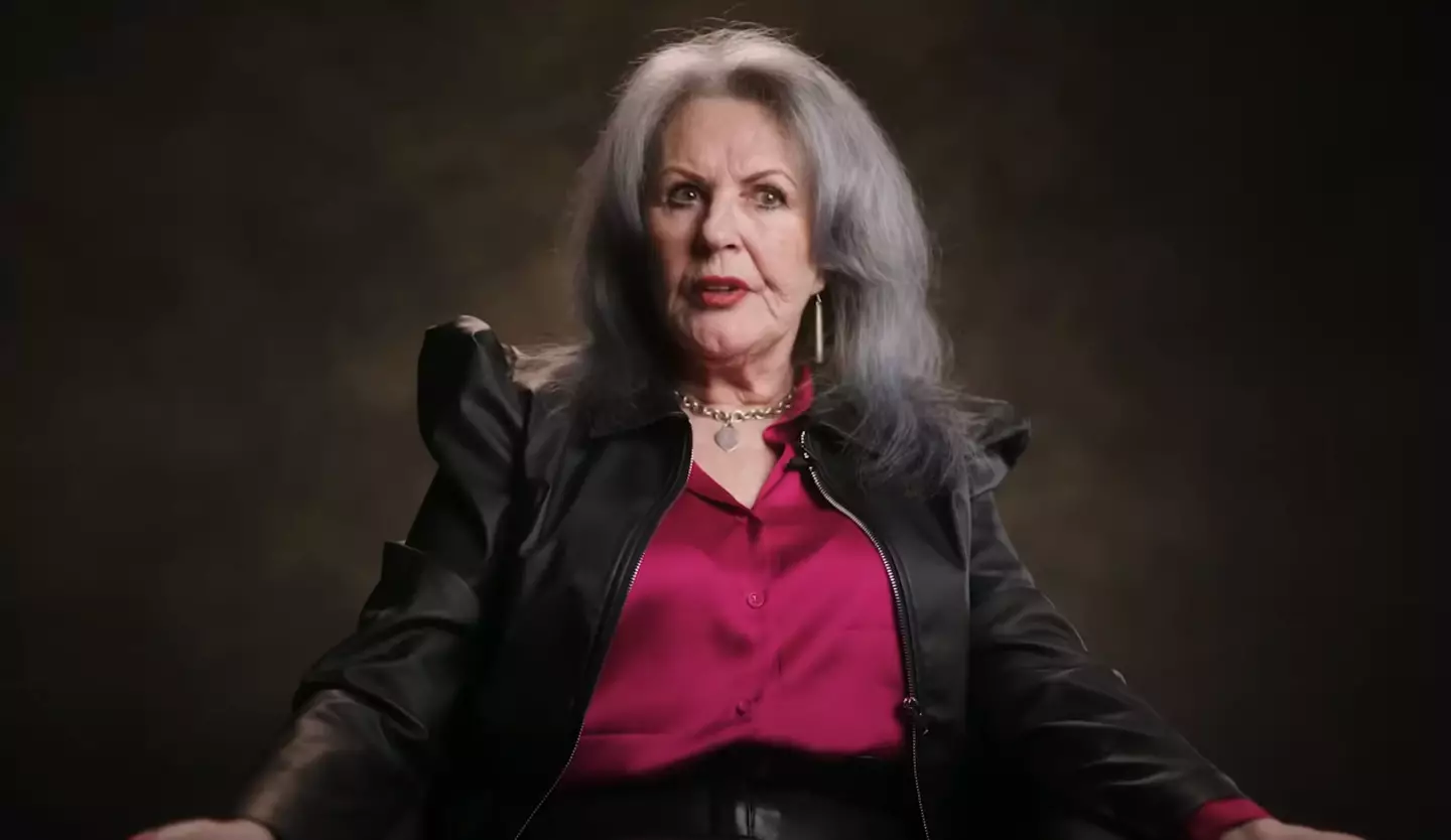 At the age of 60, Sherry Lever changed careers and decided to work as a dominatrix (YouTube/LADbible)