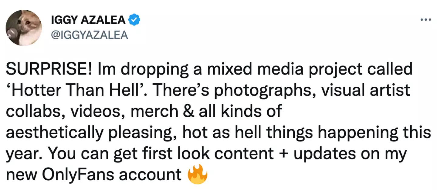 Azalea promised 'all kinds of aesthetically pleasing, hot as hell things'.