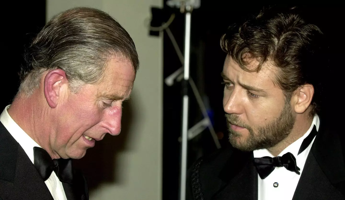 Russell Crowe has met Charlie before.
