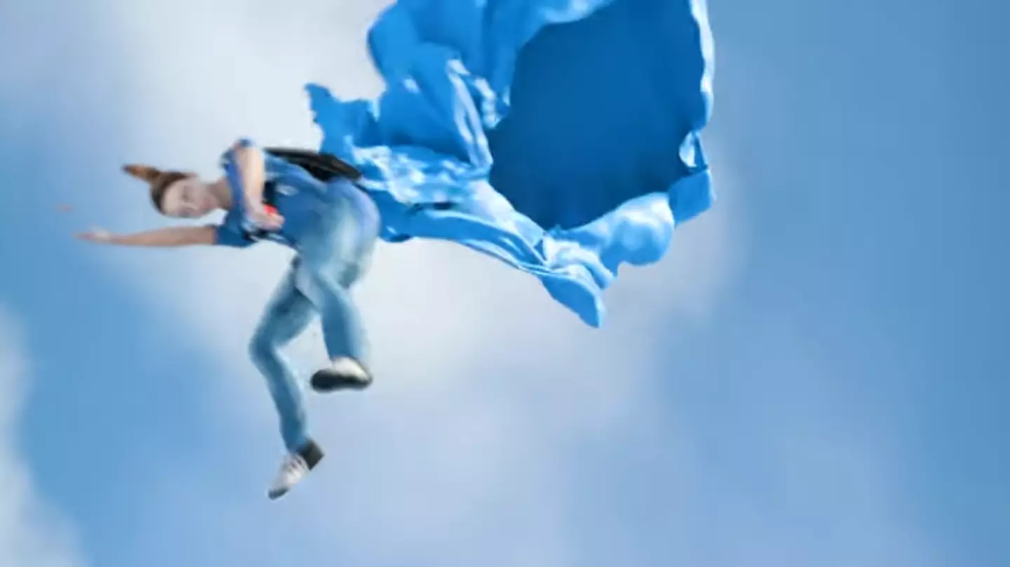 Sobering simulation shows what happened to girl who survived 3,000ft skydive after parachute didn't open