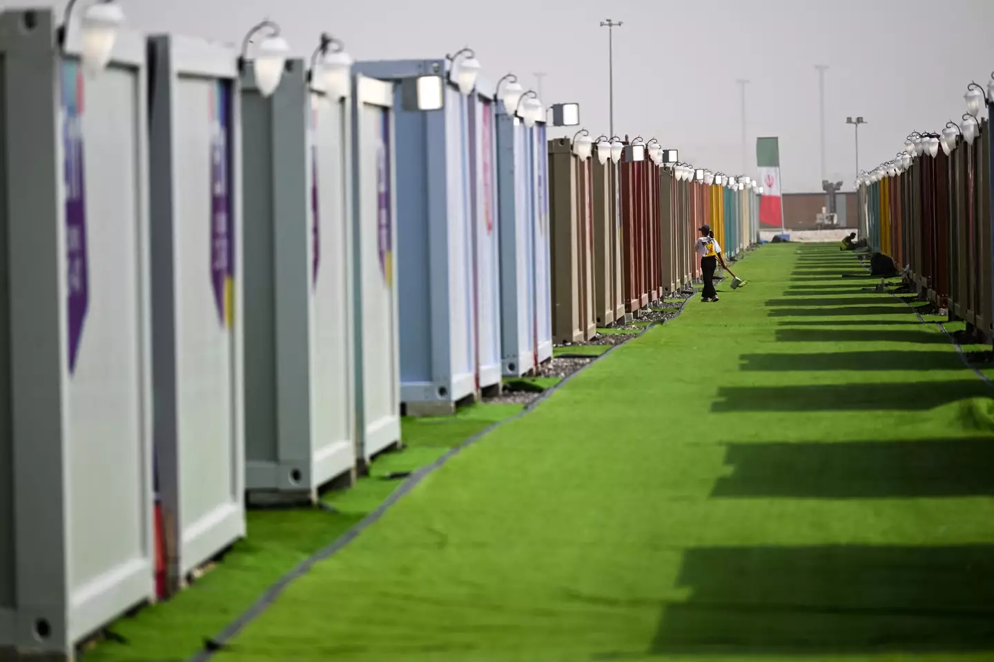 Fans who have forked out will essentially be living in metal boxes... in the middle of the desert.