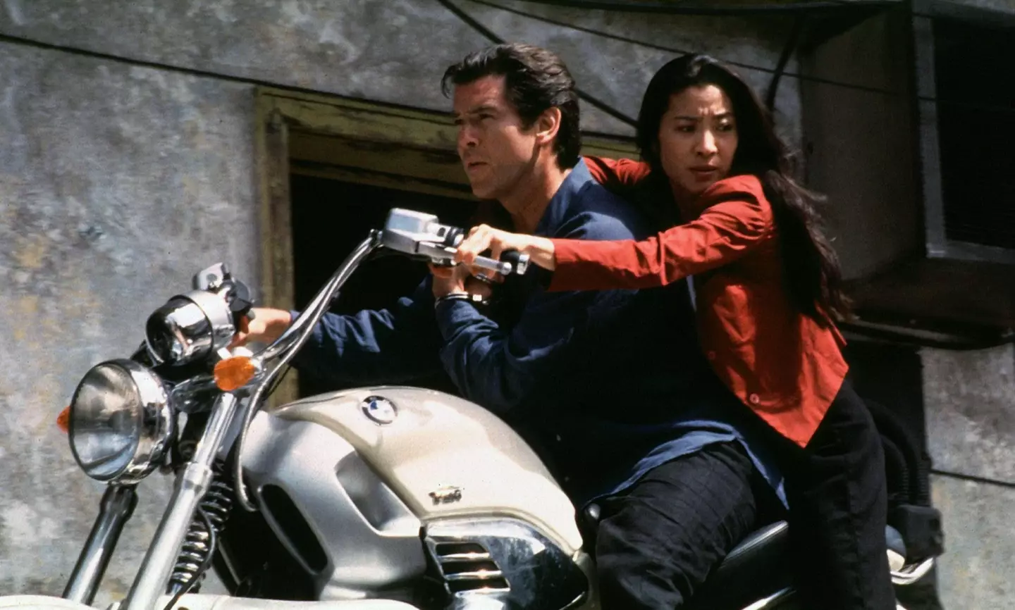 Pierce Brosnan as James Bond in Tomorrow Never Dies.