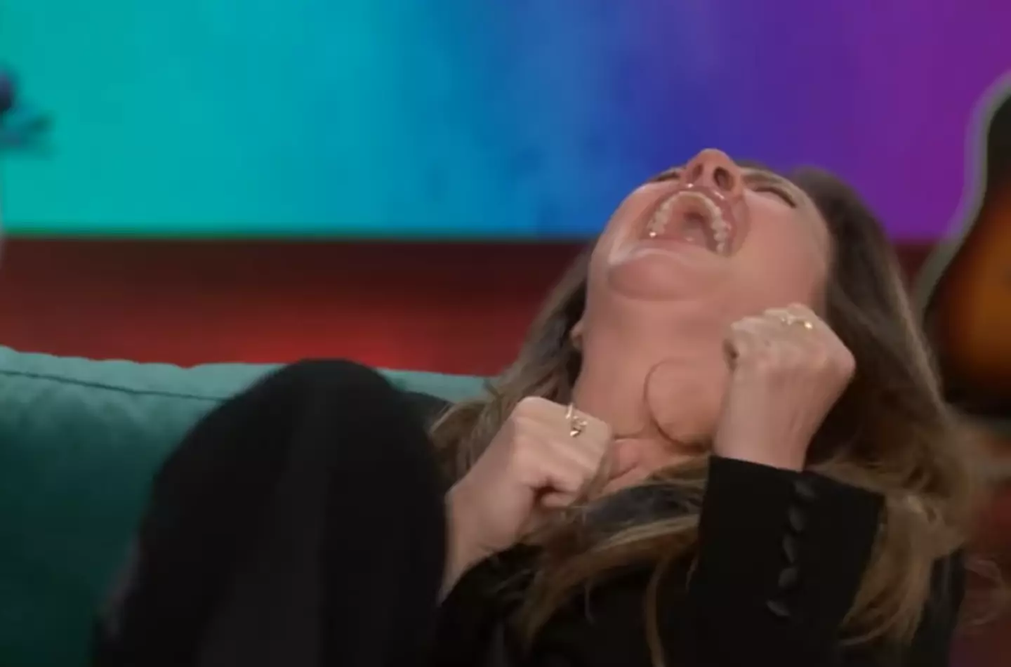 Kelly Clarkson definitely found it funny (YouTube/The Kelly Clarkson Show)