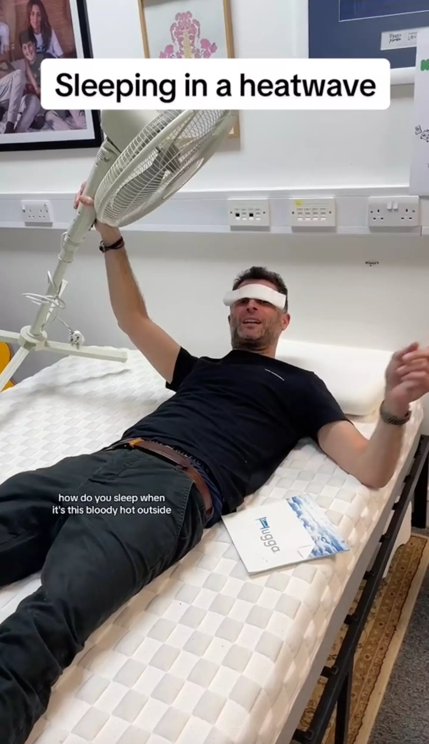 It's not easy sleeping in this heatwave.