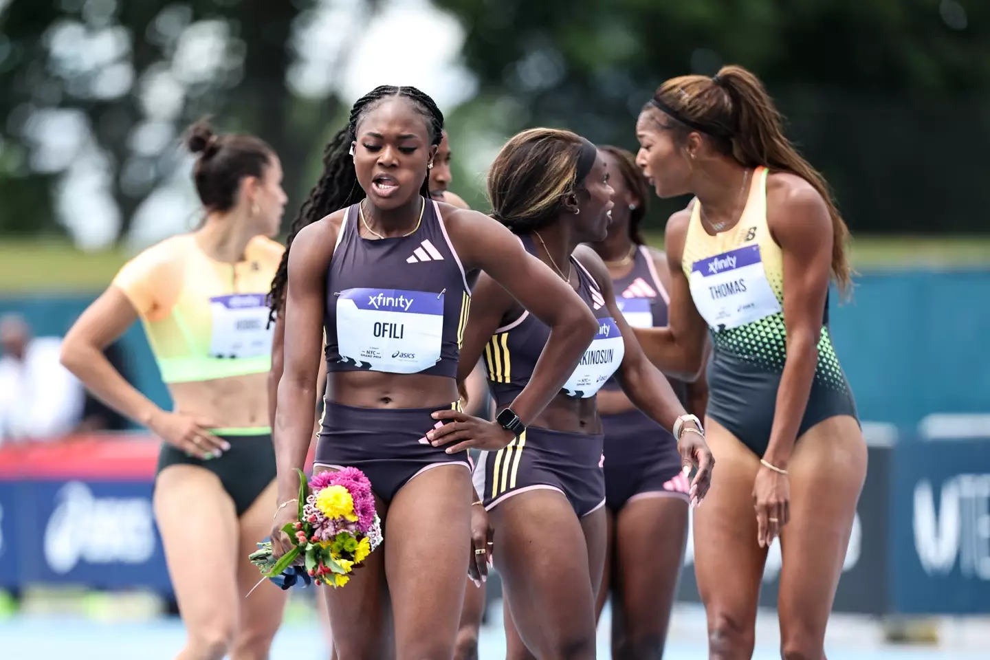 Ofili is demanding answers as to why she can't run a race she qualified for. (Dustin Satloff/Getty Images)