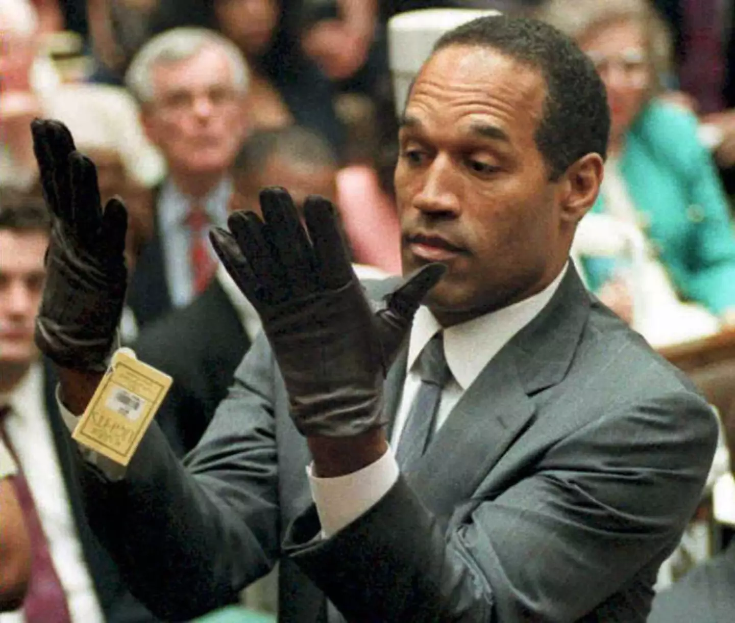 Simpson during the murder trial in 1995. (VINCE BUCCI/AFP via Getty Images)
